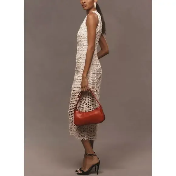 Nordstrom Endless Rose Sleeveless Textured Lace Midi Dress Ivory Size Large  NWT - coffeafoods.com